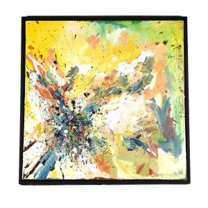 François-charles Bazelaire – Abstract Composition – Acrylic On Canvas, 2019