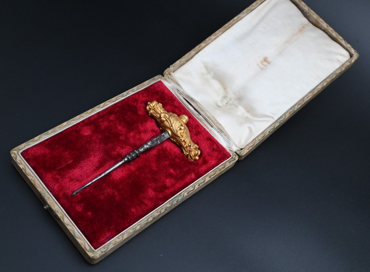 Nineteenth Winegrower Barrel Spade. Bauer Gagnepain. Corkscrew.-photo-3