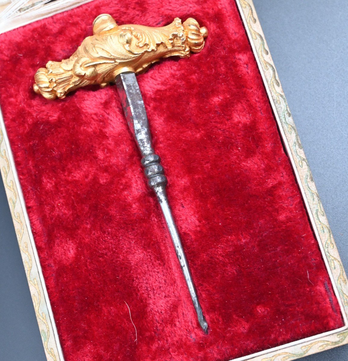 Nineteenth Winegrower Barrel Spade. Bauer Gagnepain. Corkscrew.-photo-1