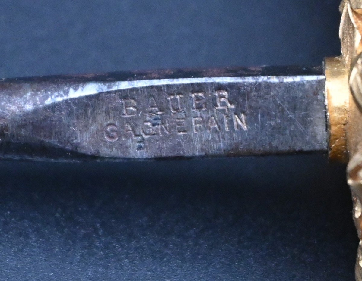Nineteenth Winegrower Barrel Spade. Bauer Gagnepain. Corkscrew.-photo-2