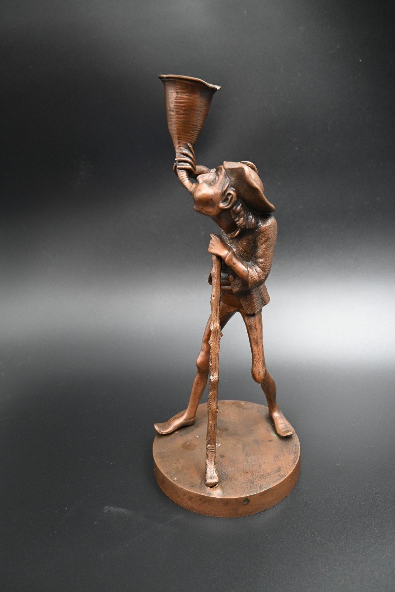 Vv L Luppens Proprieté  Statue  Bronze Rare Mythologique-photo-2