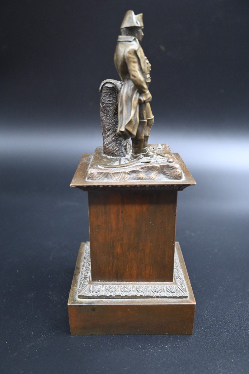 Proantic: 19th Century Antique Bronze Statue Of Napoleon Bonaparte