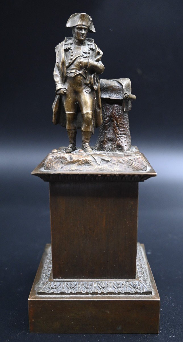 Statue En Bronze Antique Du XIXe Siècle De Napoléon Bonaparte