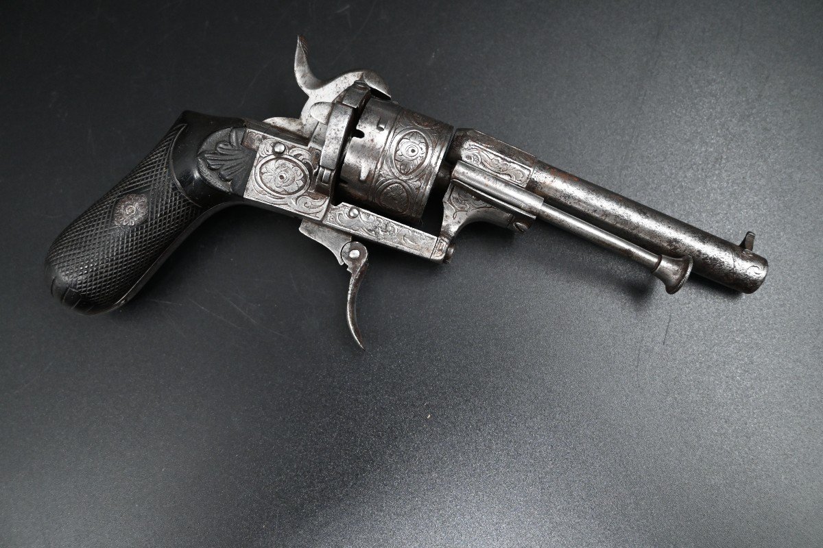 Revolver De Luxe, Gravé, Système Lefaucheux - Liège, Belgique 
