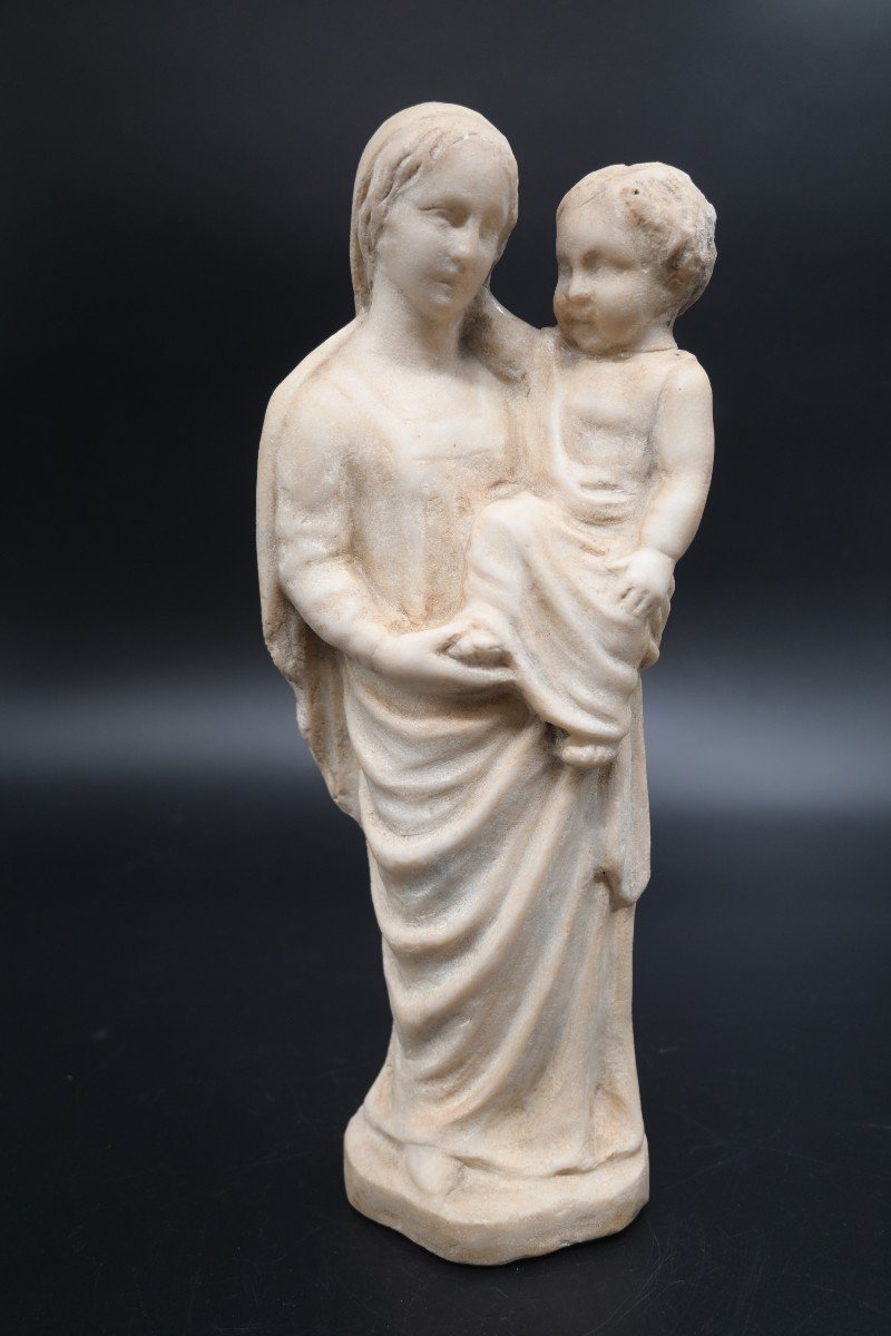 Virgin And Child In Marble Renaissance Period