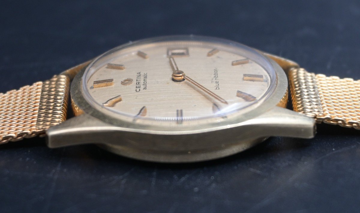 Montre Bracelet  Certina En Or 18 carats, Automatique,vintage-photo-2