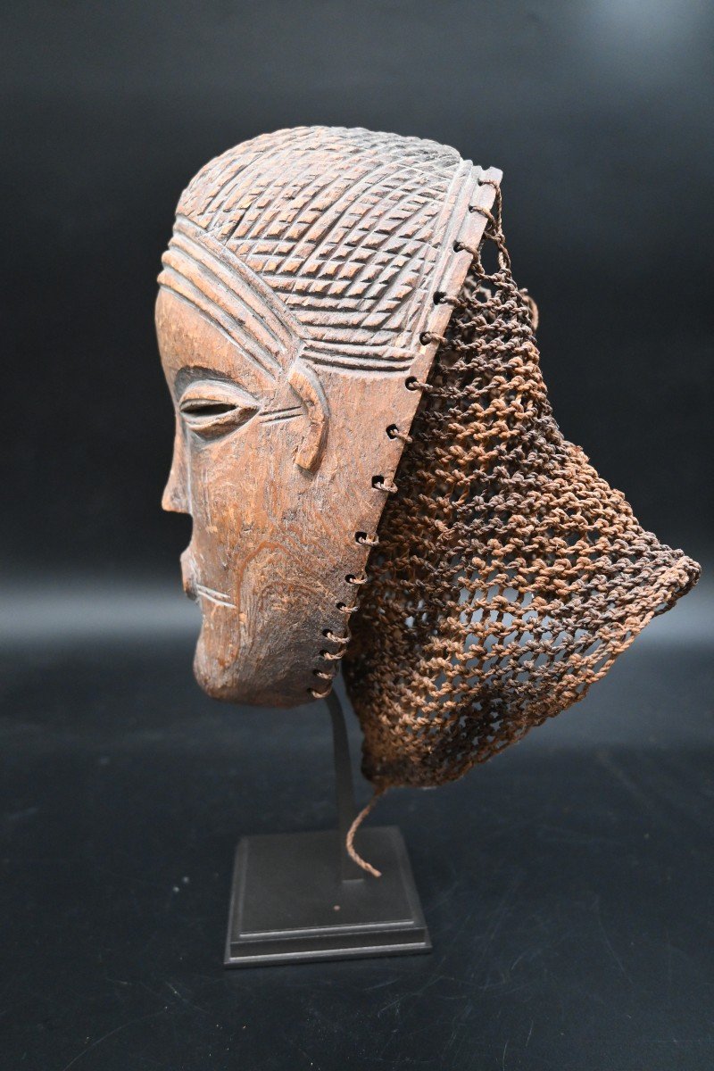 Mask From The Chokwe / Tshokwe Tribe, Dr Congo-photo-3