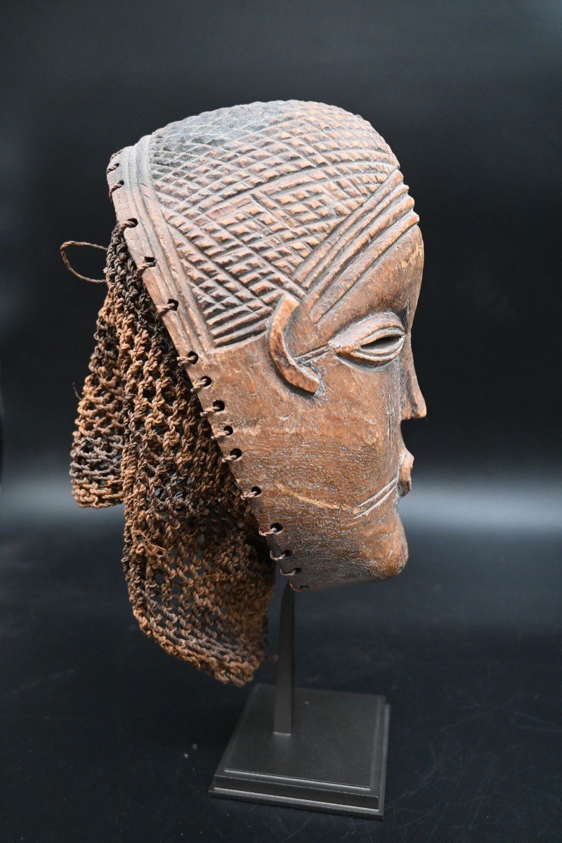 Mask From The Chokwe / Tshokwe Tribe, Dr Congo-photo-4