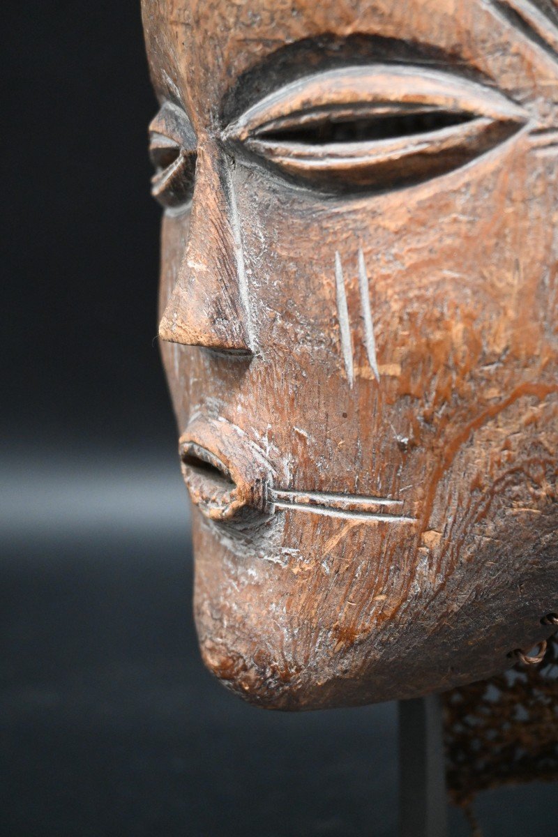 Mask From The Chokwe / Tshokwe Tribe, Dr Congo-photo-1
