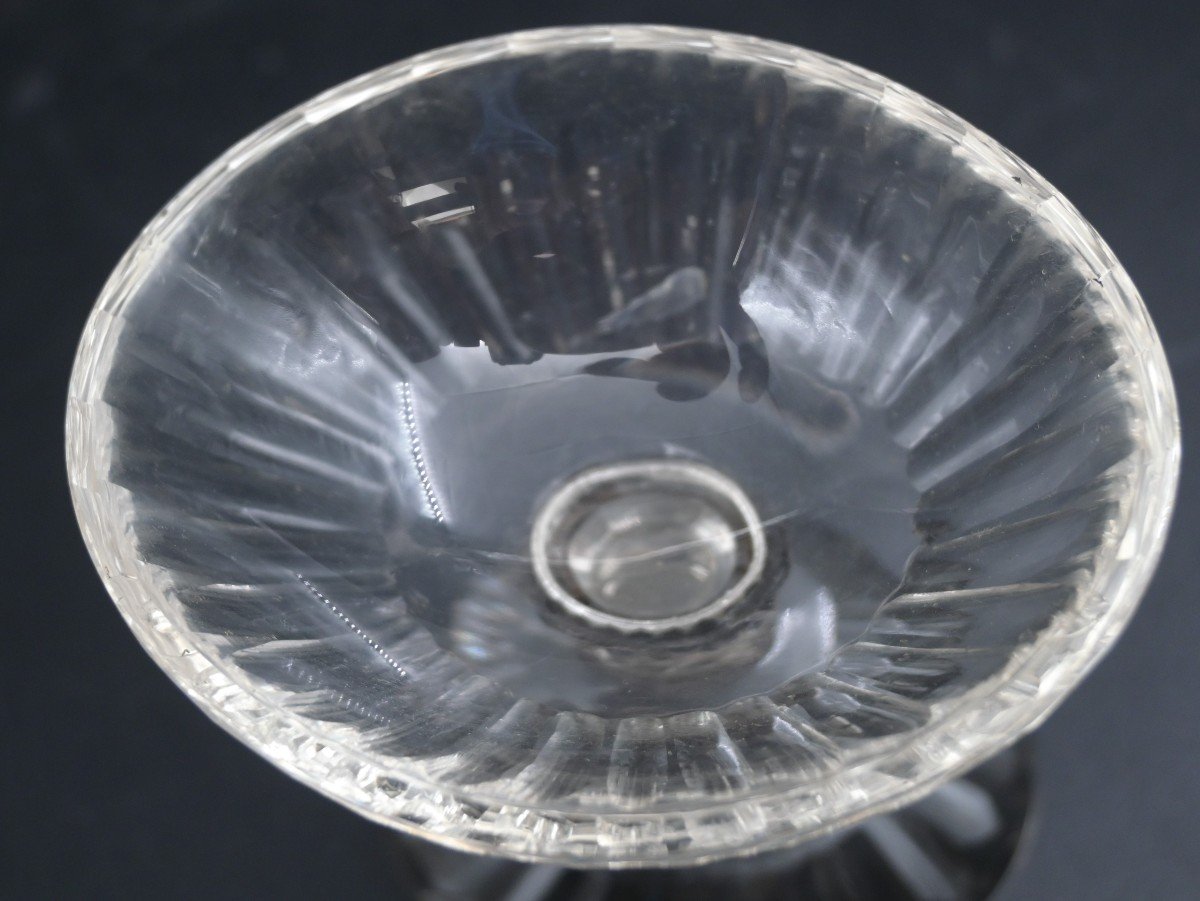 Coupe Sur Pied En Cristal De Roche Taillée-photo-3