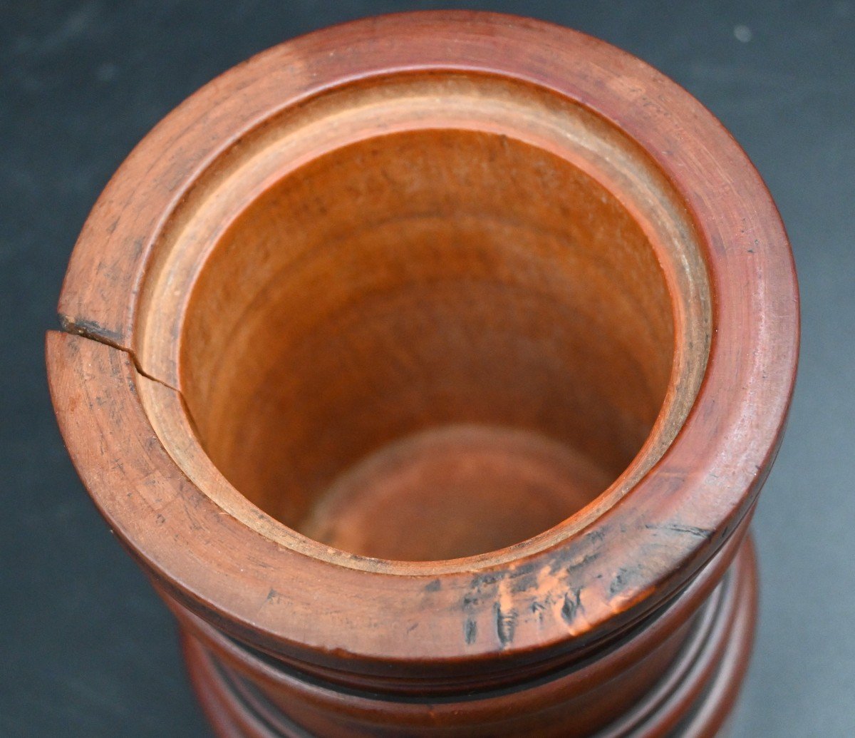 Boîte d'Hosties - Pyxis, En Buis , 18éme Siécle-photo-3