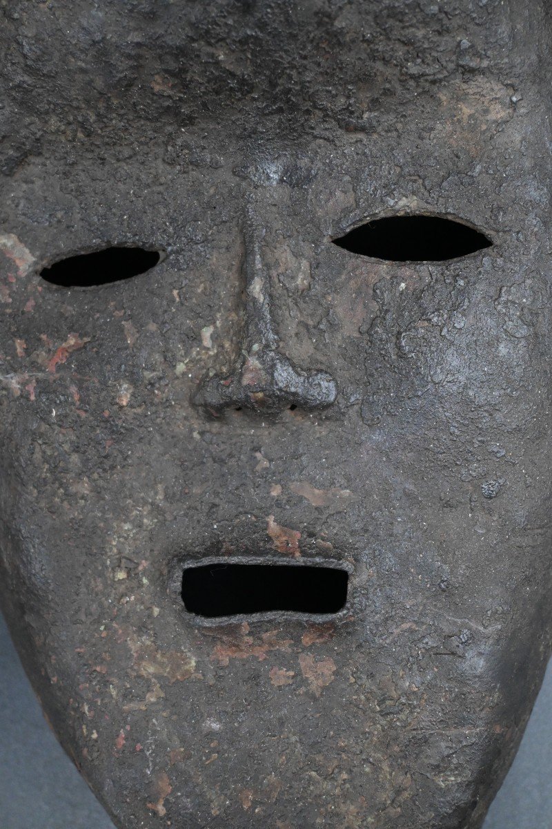 Copper Mask From The Dinga / Ding Tribe, Dr Congo-photo-3