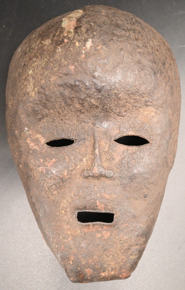 Copper Mask From The Dinga / Ding Tribe, Dr Congo