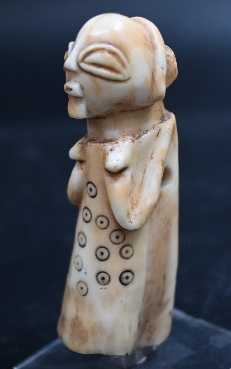 Pendentif Buste Anthropomorphe, Rd Congo, Luba, Fin 19ème