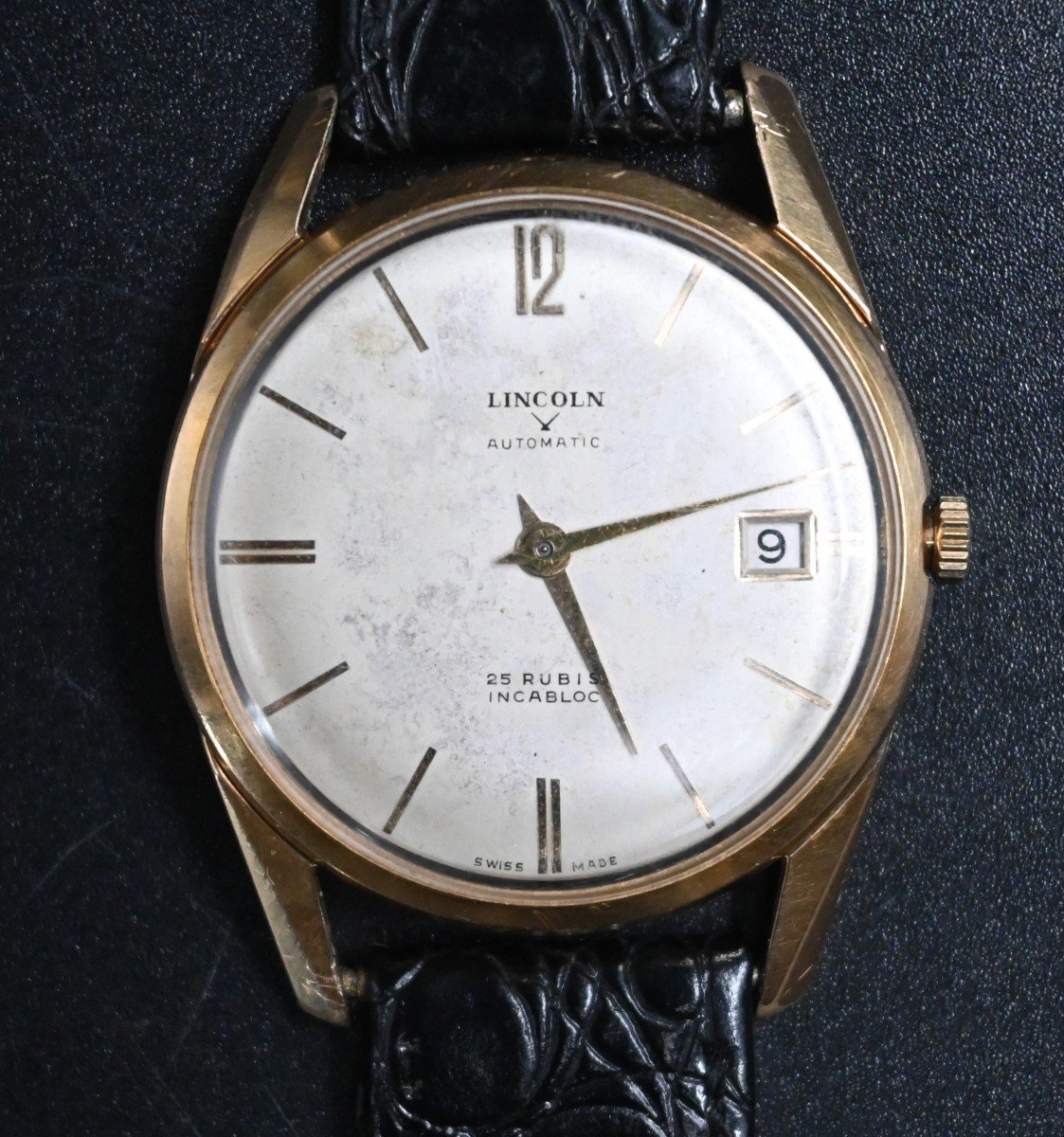 Vintage Lincoln Bracelet Watch, 1950s