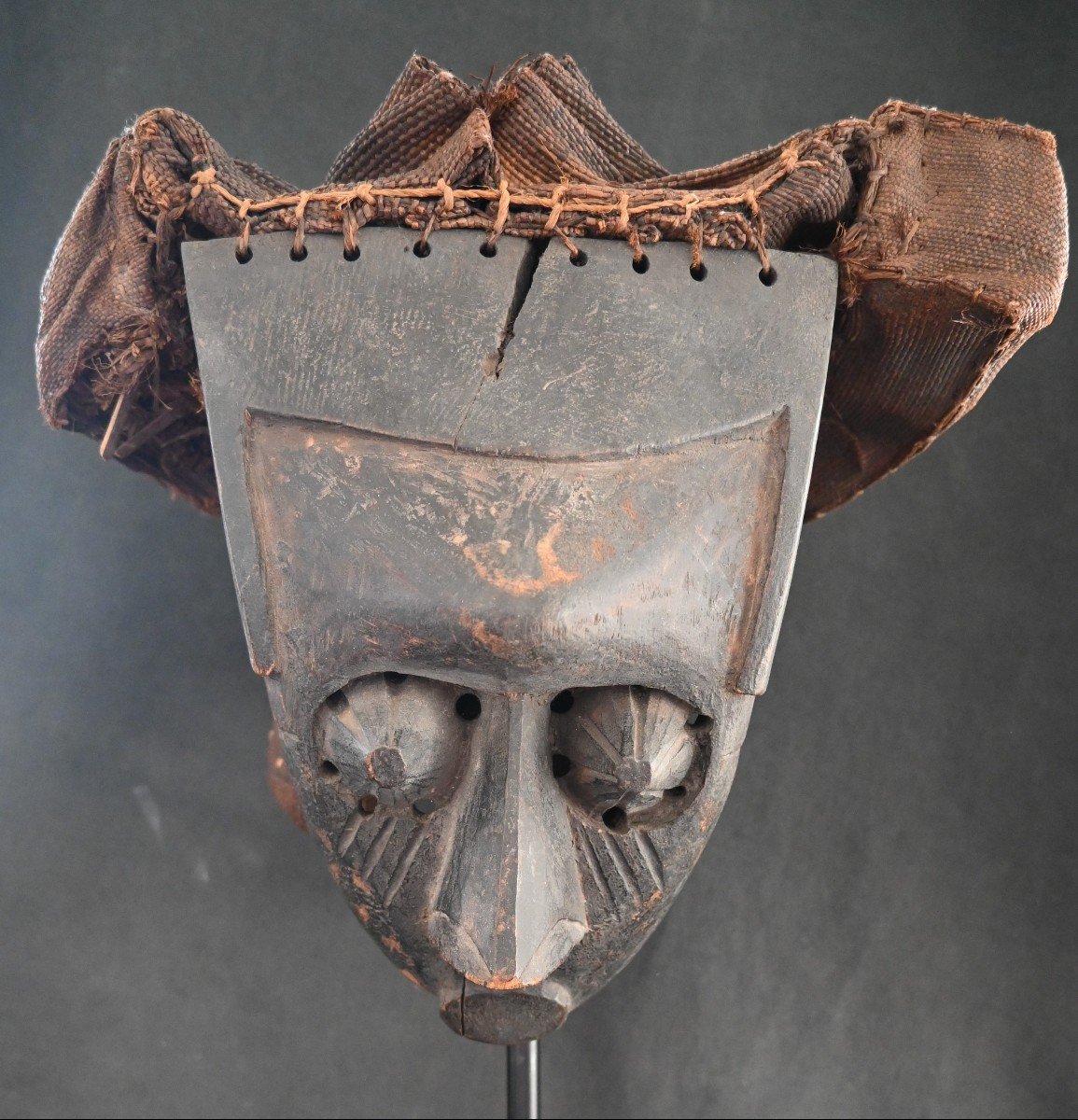 Pwoom Itok Mask From The Kuba / Bakuba Tribe, Dr Congo