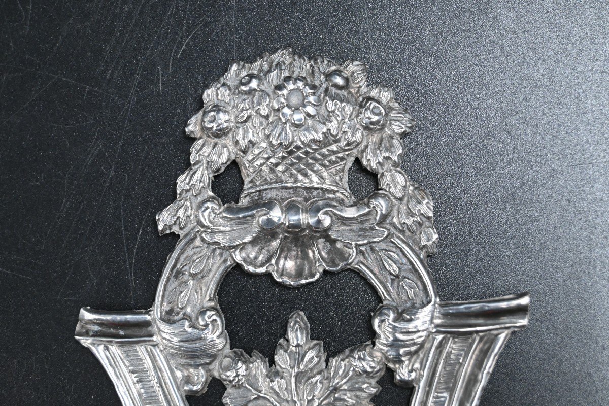 Stoup In Sterling Silver, 18th Century-photo-2