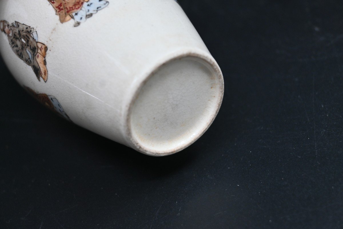 Beautiful Quality Old Japanese Satsuma Vase,-photo-2