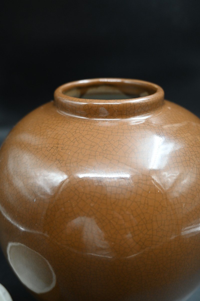 Monochrome Chinese Porcelain Potiche-photo-3