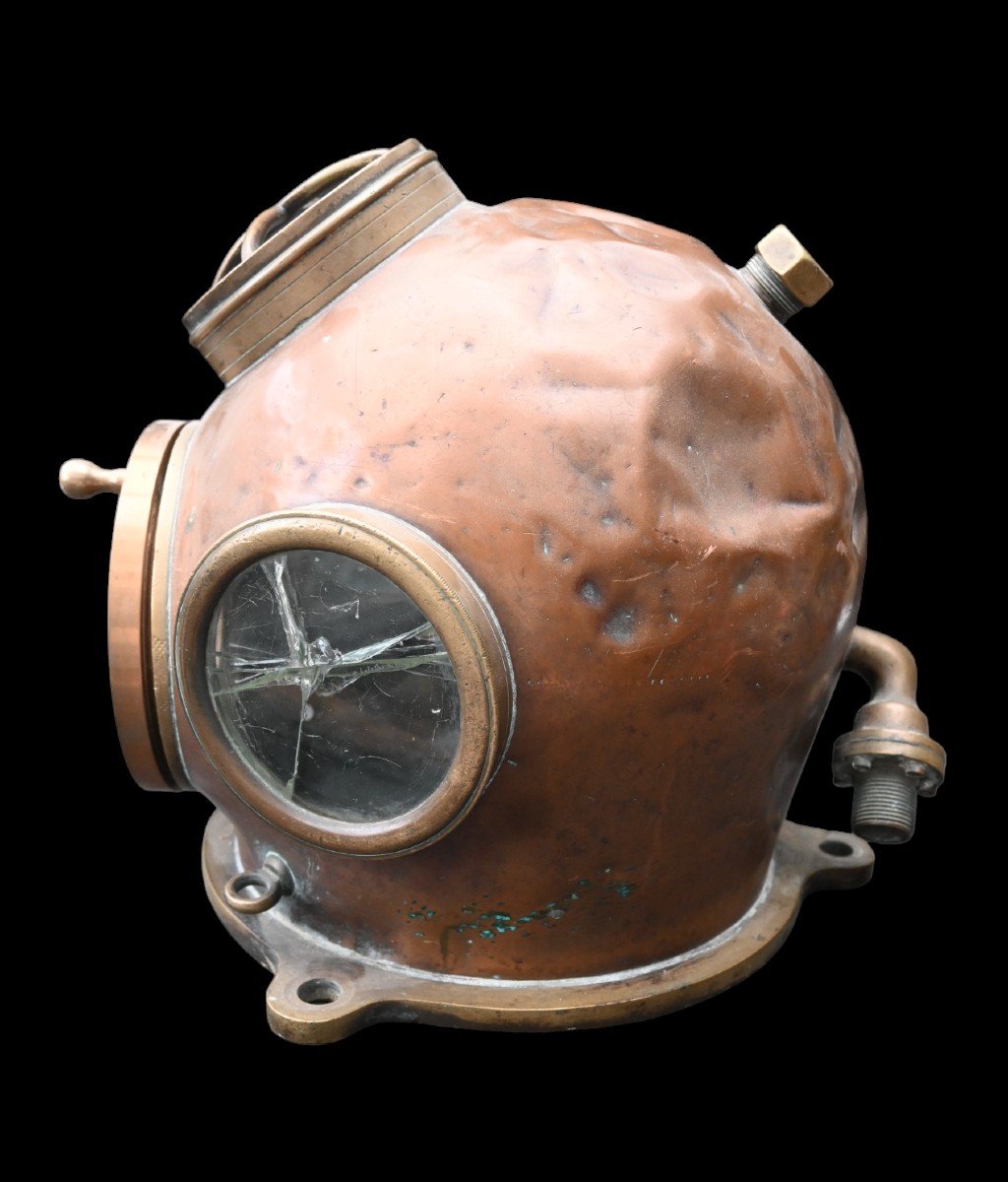 Rare Scuba Diver Helmet-photo-2