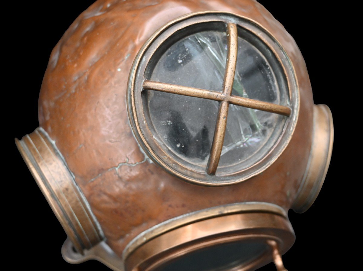 Rare Scuba Diver Helmet-photo-3