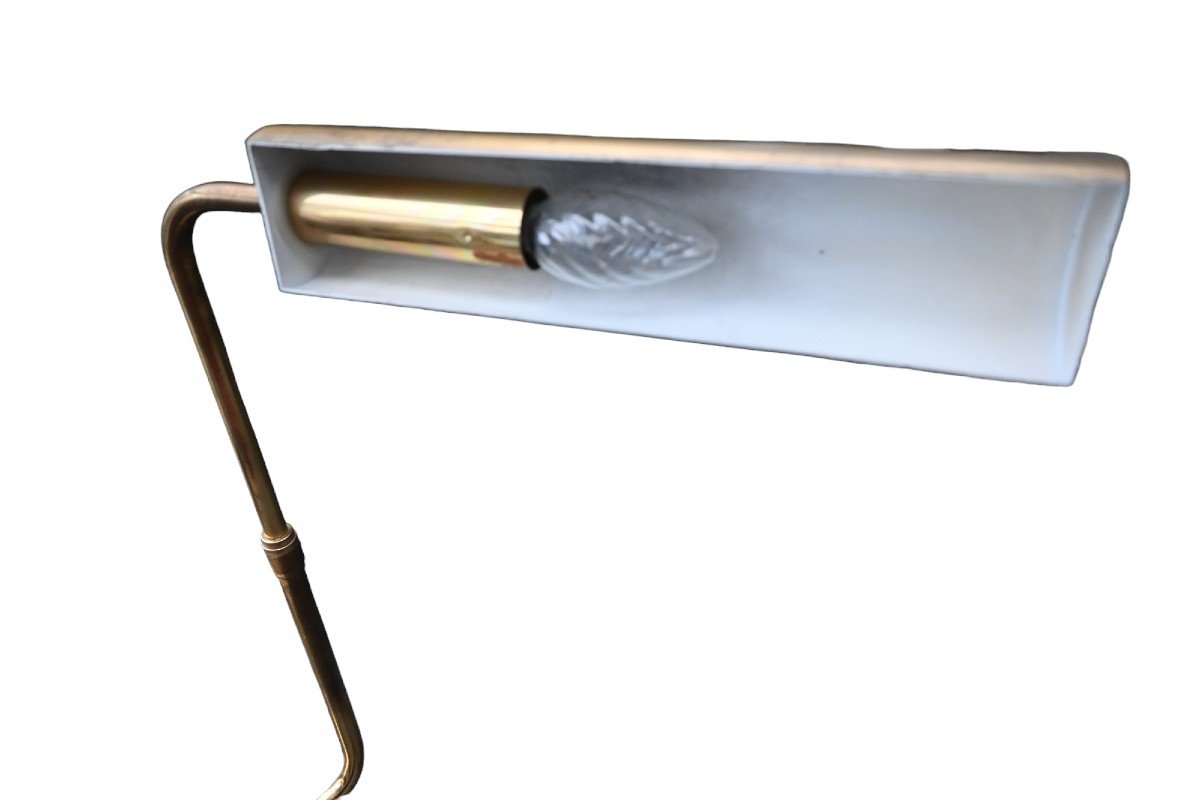 Gold Metal Desk Lamp By Christian Liaigre-photo-1