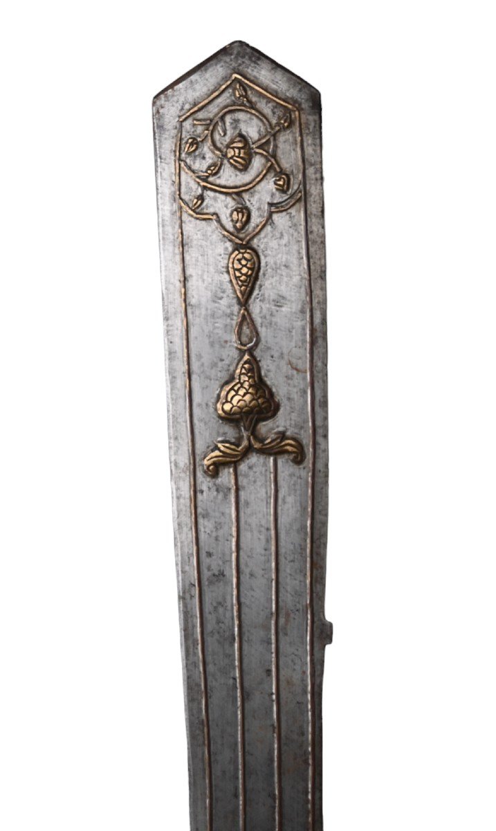 Ancienne épée Indo-persane Exceptionnelle Du 18ème Siècle.-photo-3