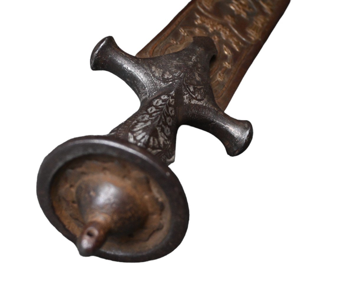 Ancienne épée Indo-persane Exceptionnelle Du 18ème Siècle.-photo-6