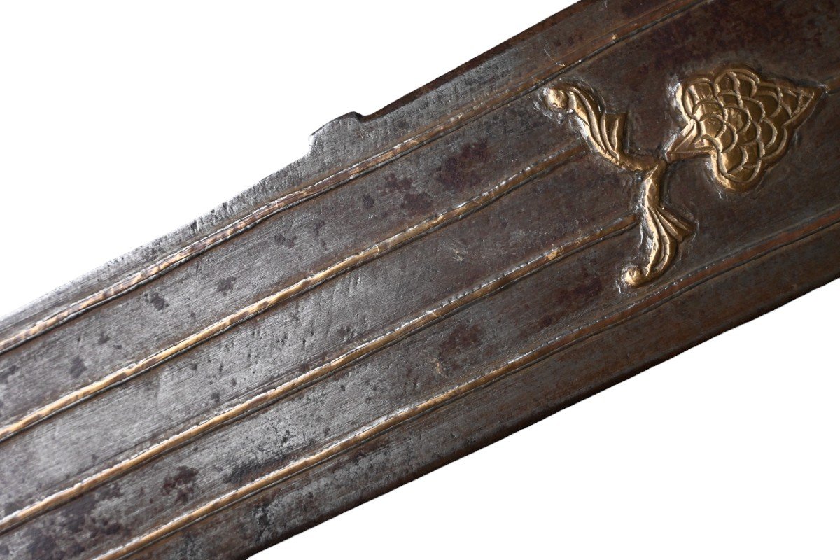 Ancienne épée Indo-persane Exceptionnelle Du 18ème Siècle.-photo-7