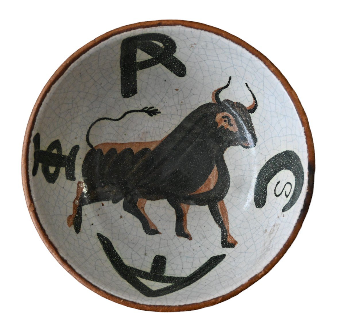 Pablo Picasso -bull, Ceramic Bowl