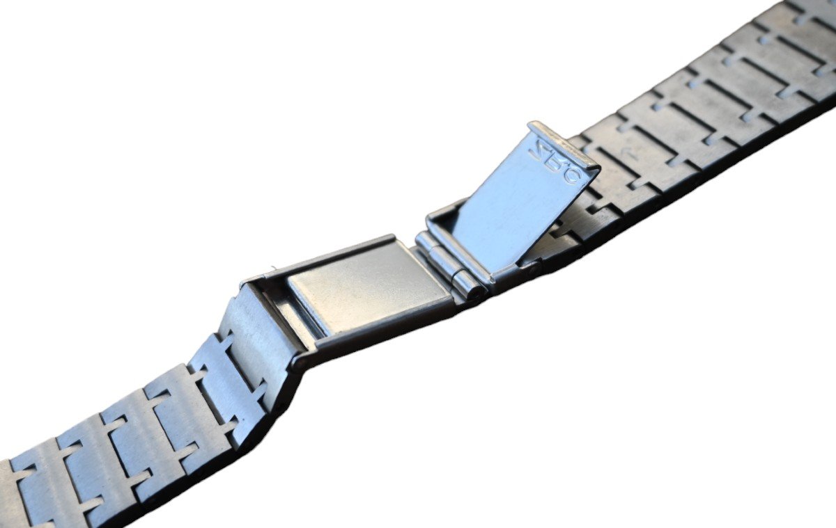 Bracelet De Montre Vintage Zrc En Acier Inoxydable, Stock Ancien Neuf-photo-1
