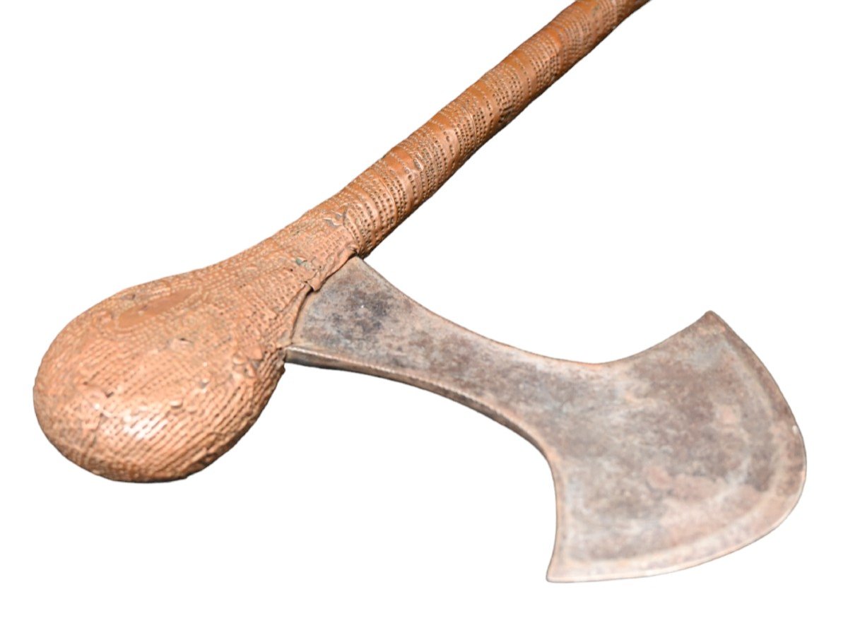 Rare Miniature Ax From The Songye/tetela Tribe, Dr Congo-photo-3