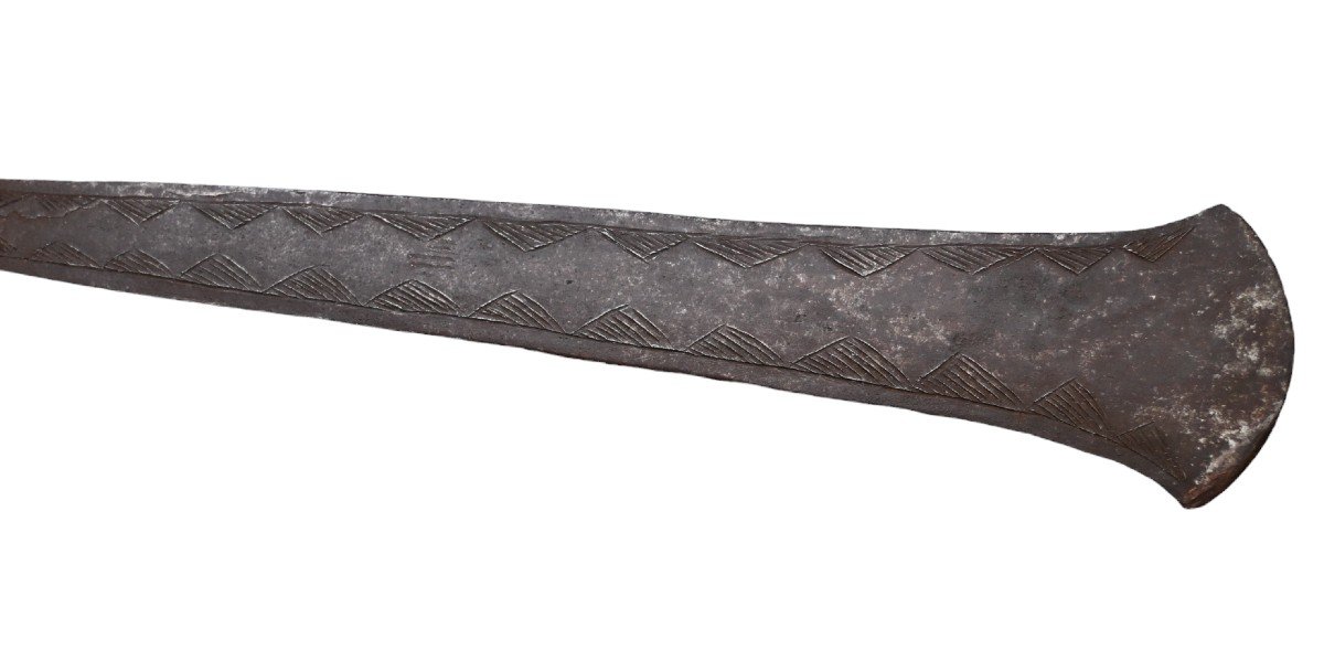 Hache  De La Tribu Tshokwe / Chokwe / Lwena - Dr Congo - Début 20ème-photo-3