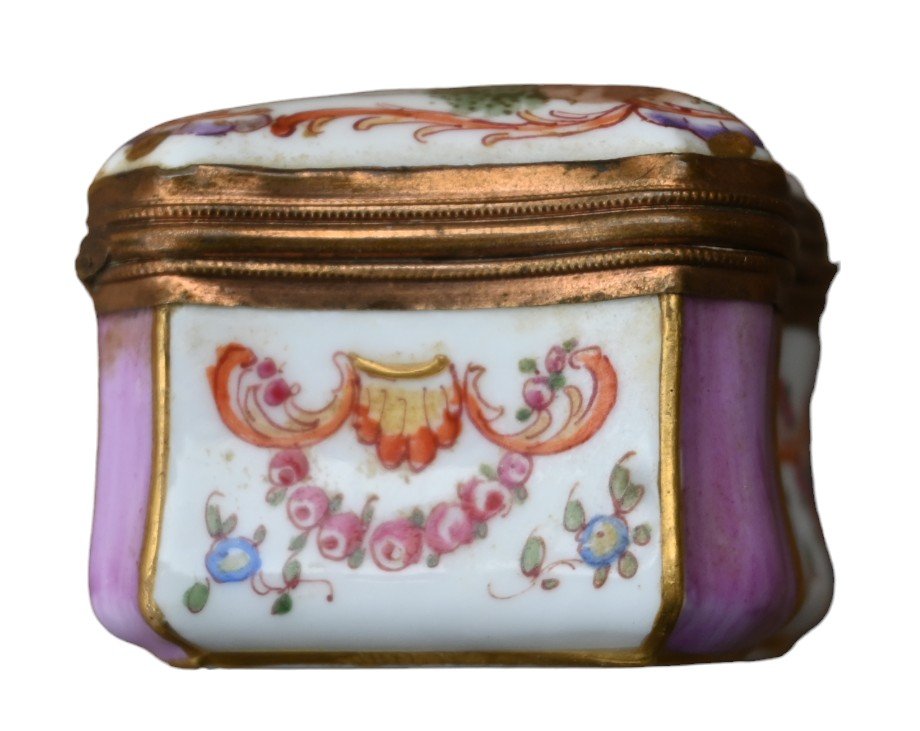 Samson Meissen Style Porcelain Snuff Box-photo-2