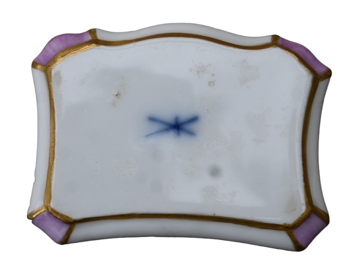 Samson Meissen Style Porcelain Snuff Box-photo-4
