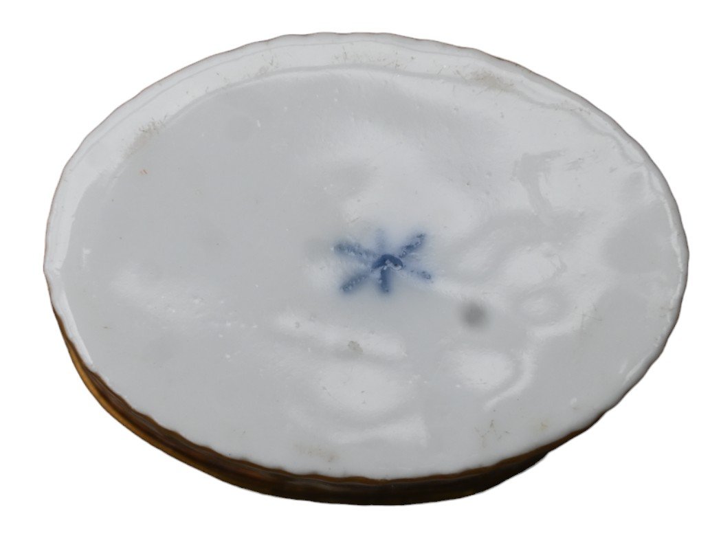 Boite Tabatière Porcelaine Samson Style Meissen-photo-3