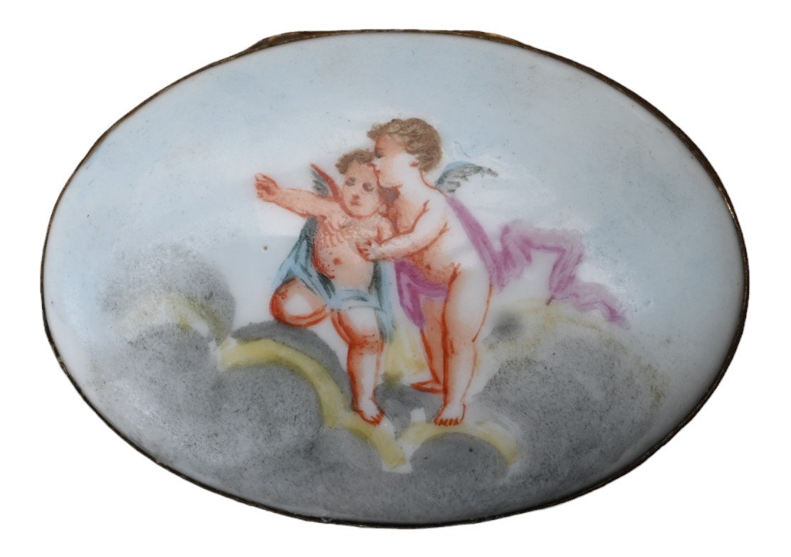 Boite Tabatière Porcelaine Samson Style Meissen-photo-4