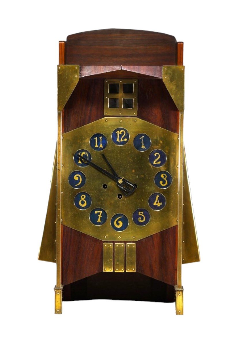 Gustave Serrurier-bovy (1858-1910) "moulin Clock" -1905