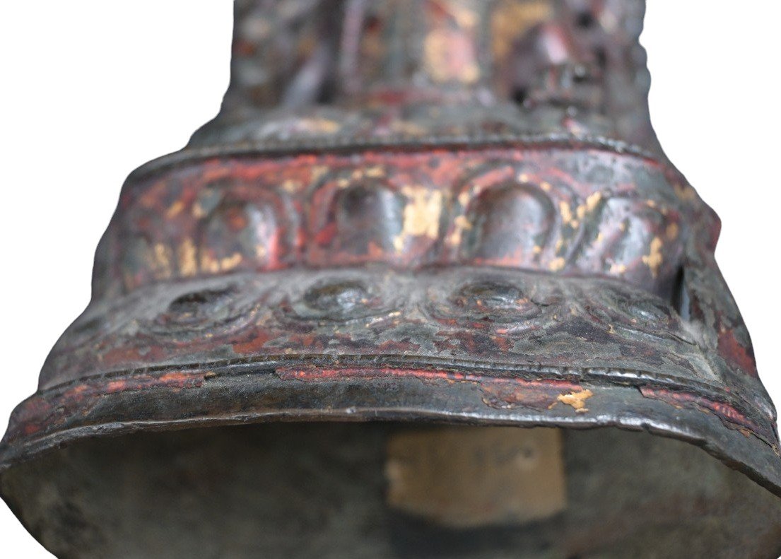 Seated Bronze Buddha, Ming Period, China - 17th Century-photo-3