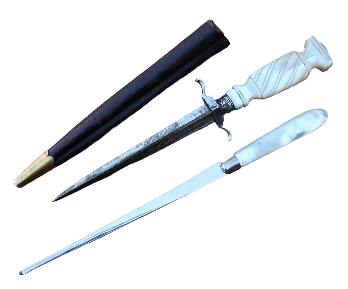 Stiletto Dagger, Dagger Of Virtue Also Known As Pique Couille-photo-3