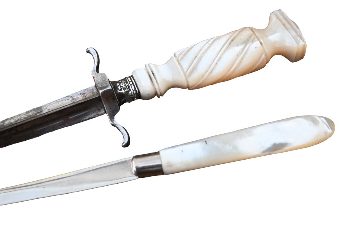 Stiletto Dagger, Dagger Of Virtue Also Known As Pique Couille-photo-2