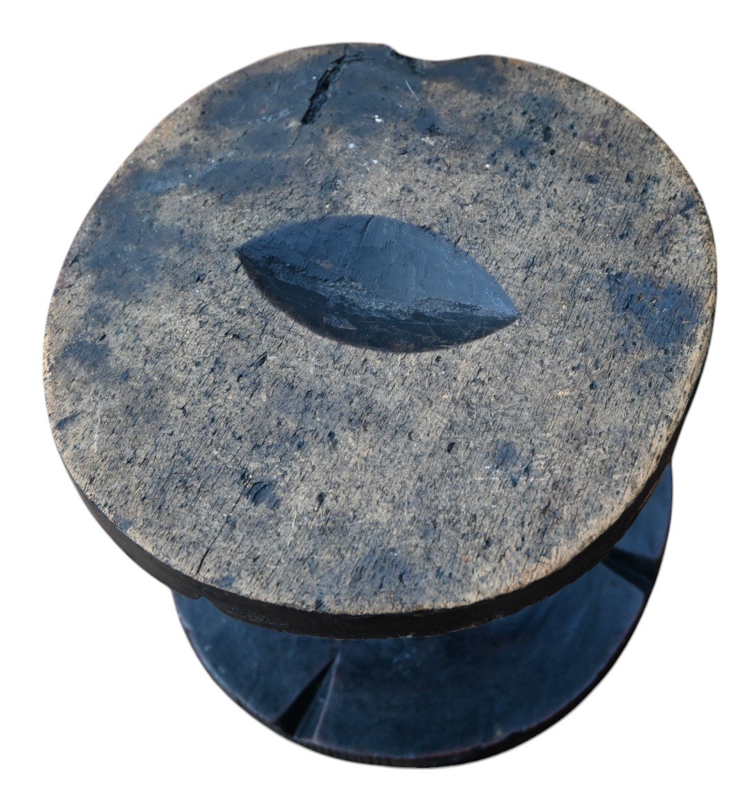 Stool/seat From The Triby Mangbetu Dr Congo, Early 20th Century-photo-4