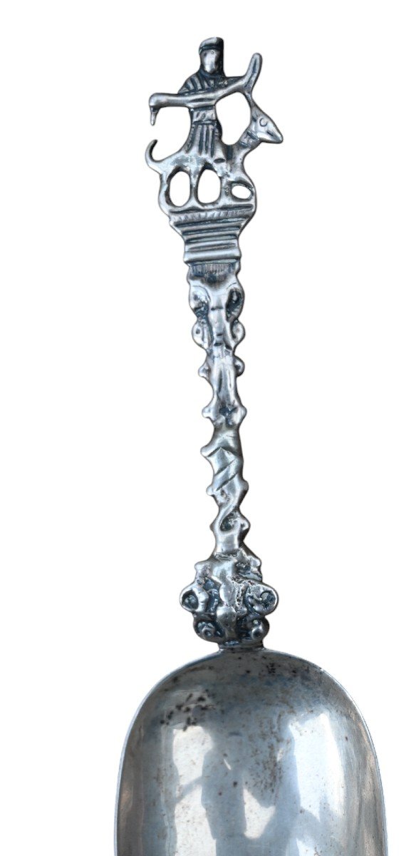 Cuillère En Argent Hollandaise Du XVIIIe Siècle, Amsterdam"-photo-1