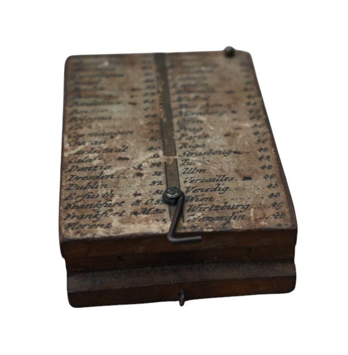 Wooden Sundial From Beringer. 18th Century-photo-2