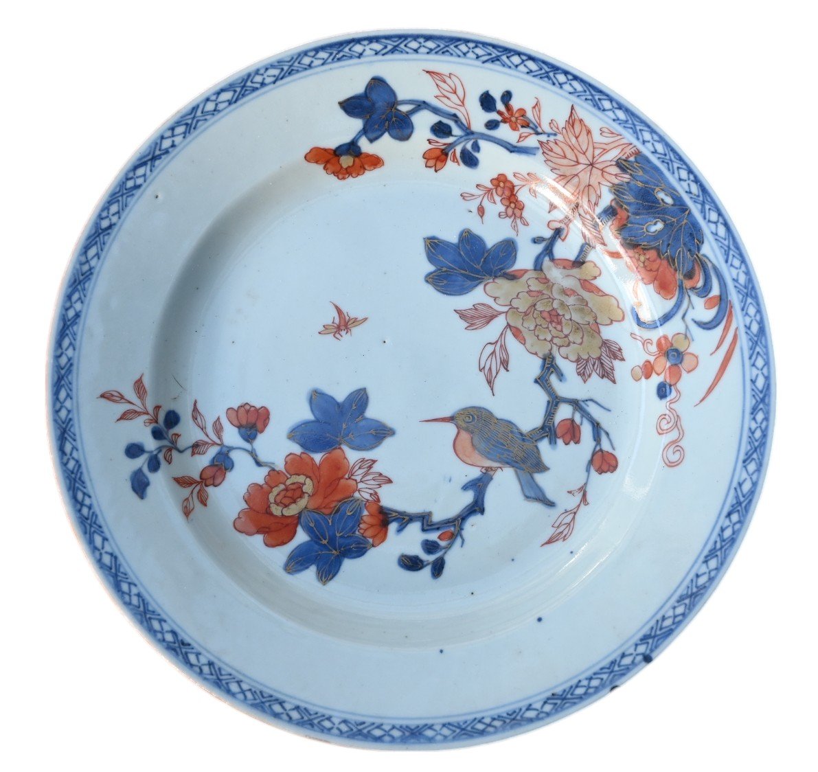 Assiette En Porcelaine Imari Chinoise Du XVIIIe Si&egrave;cle, &eacute;poque Qianlong