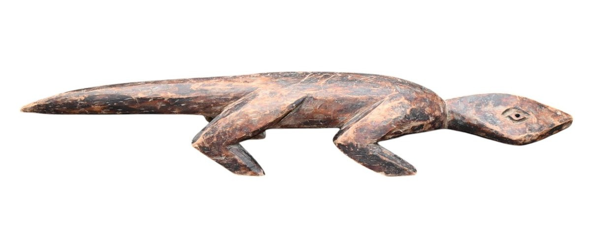 Ancienne Statue Zoomorphe De La Tribu Lega, Rd Congo, Vers 1920-photo-4