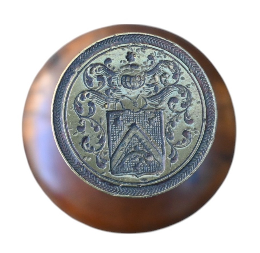 Seal Stamp With Important Coat Of Arms, 18th Century