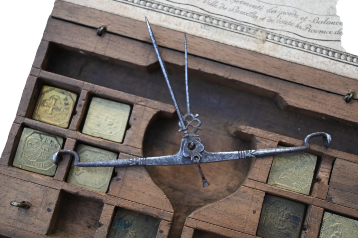Trébuchet 18e Siècle, Balance De Changeur-photo-3