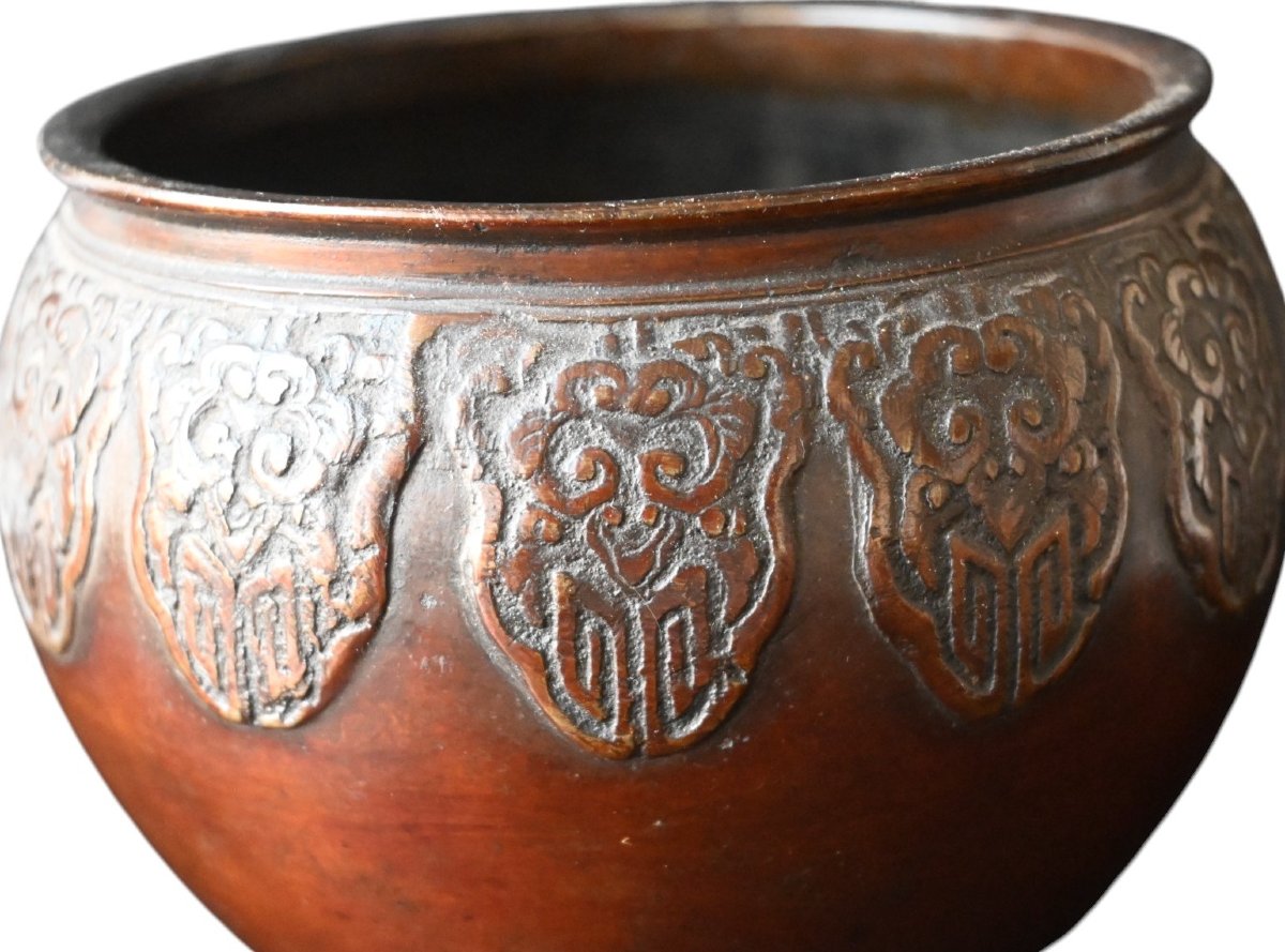 Chine, Brûle-parfum En Bronze à Décor Archaïque, Dynastie Qing, XIXe Siècle-photo-4