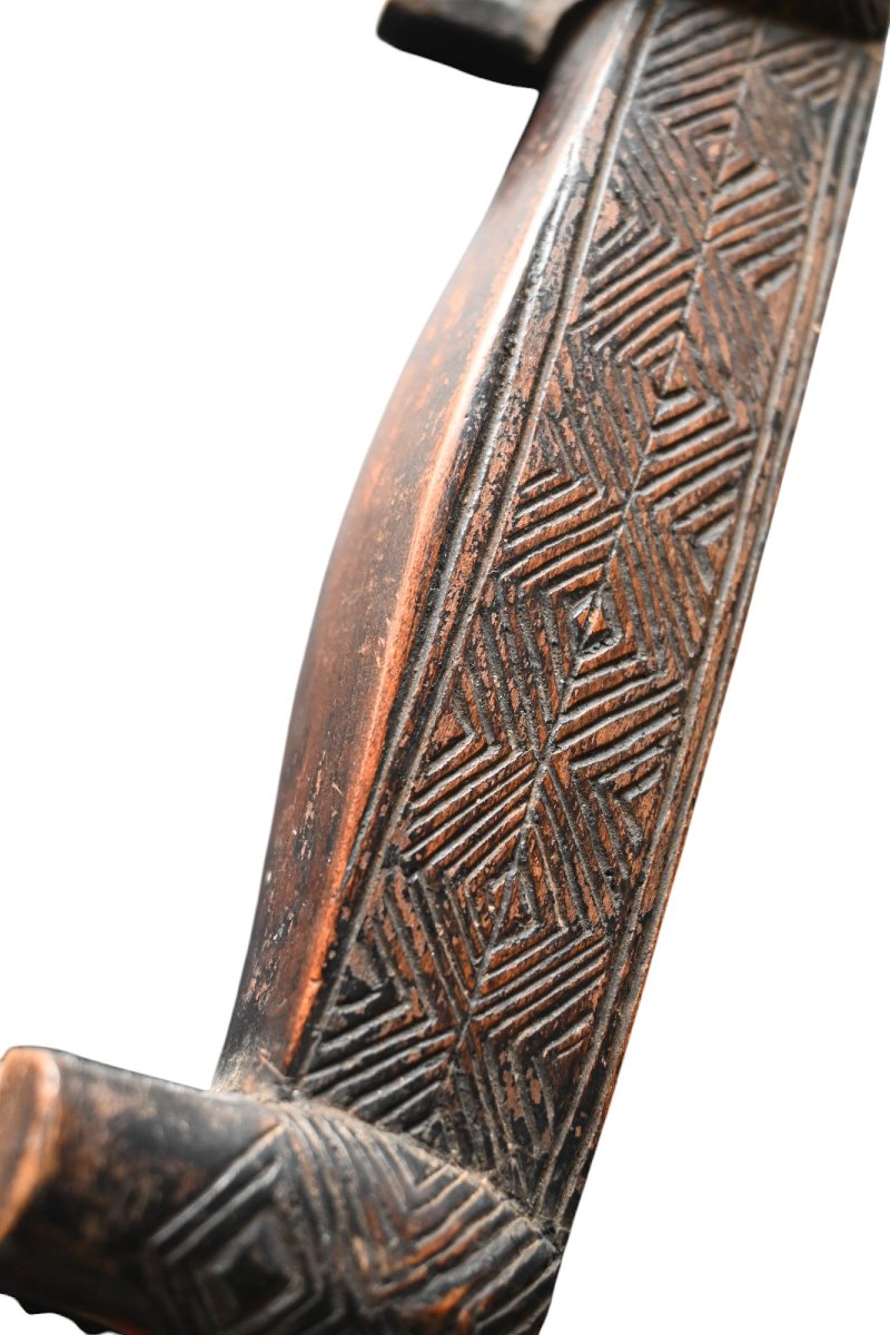 Rubbing Oracle Of The Kuba/bushoong Tribe, Dr Congo, 1st Half Of The 20th Century-photo-6